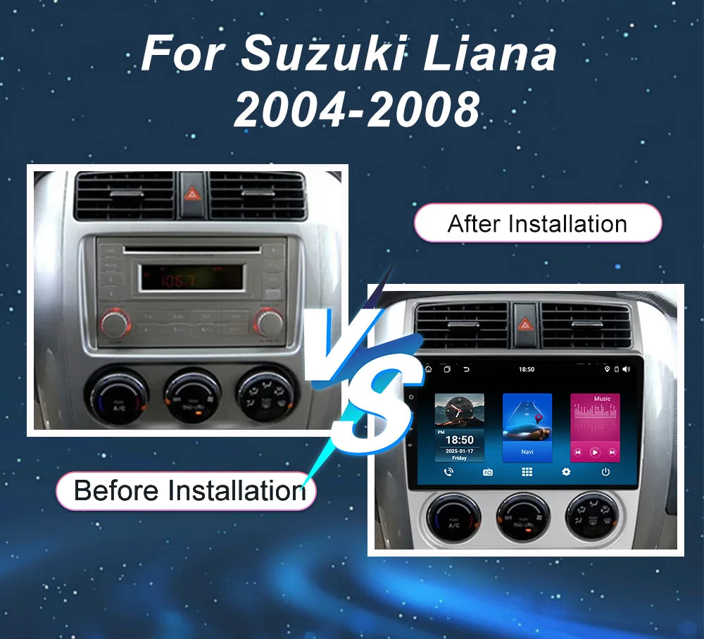 Android 16 For Suzuki Liana 2004 - 2008 Android Car Multimidia Video Navigation GPS Stereo