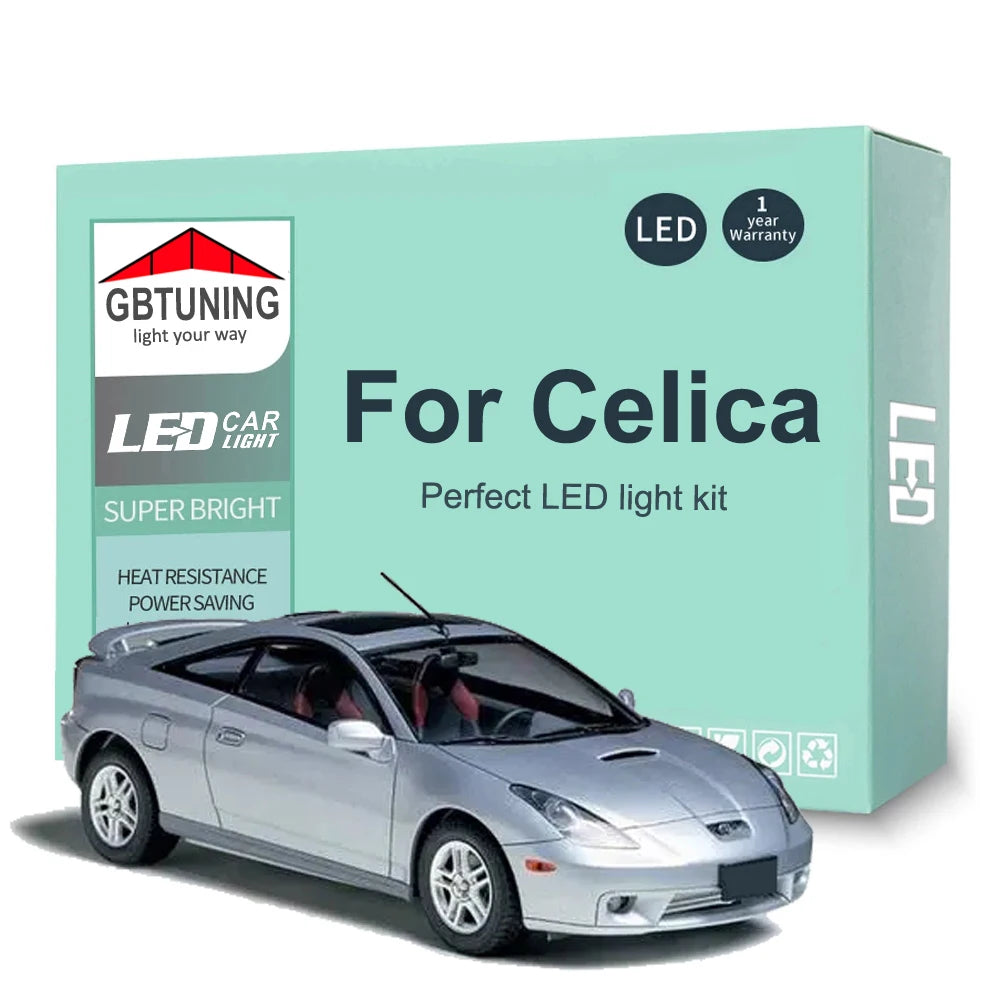 LED Interior Light Kit for Toyota Celica 1990-2003 - Canbus Dome Map Door Trunk Bulbs | AUTOKITSHOP