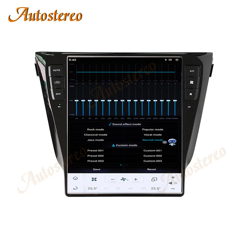 Vertical Screen Android Carplay For Nissan Qashqai 2013-2020 Tesla Style Car GPS Navigatio