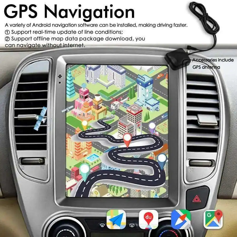 10.4" 256GB ROM Car Multimedia GPS Navigation For Nissan Bluebird Sylphy 2008-2024 Video B | AUTOKITSHOP