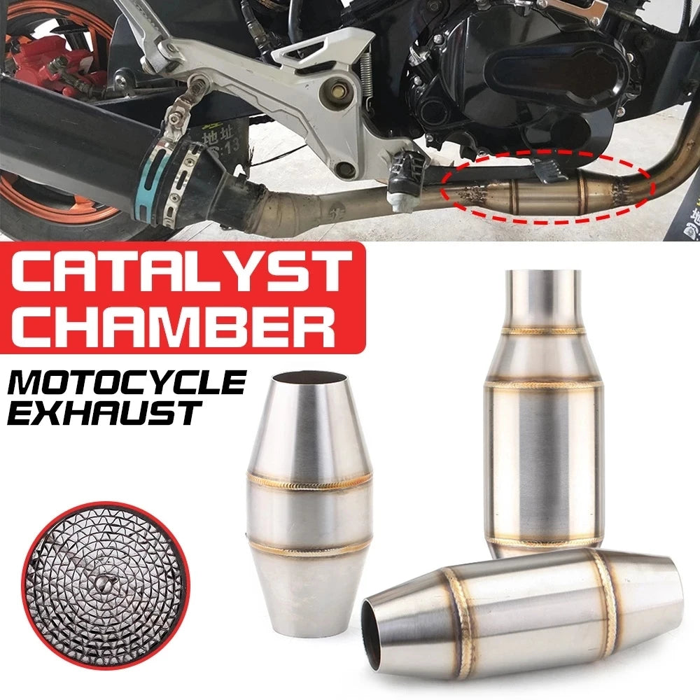 Motorcycle resonator exhaust pressure catalytic converter - Automotive LED Light