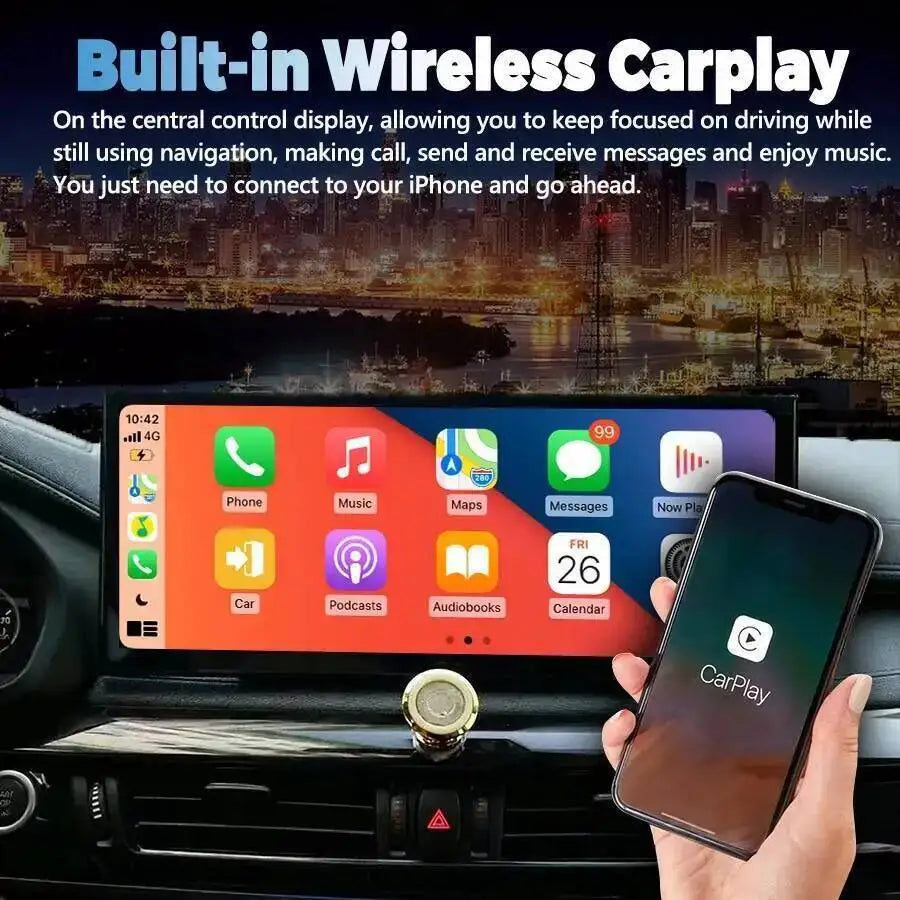 Stereo Wireless Carplay Navigation Head Unit For BMW X5 X6 F15 F16 2013-2018 15.8" Screen  | AUTOKITSHOP
