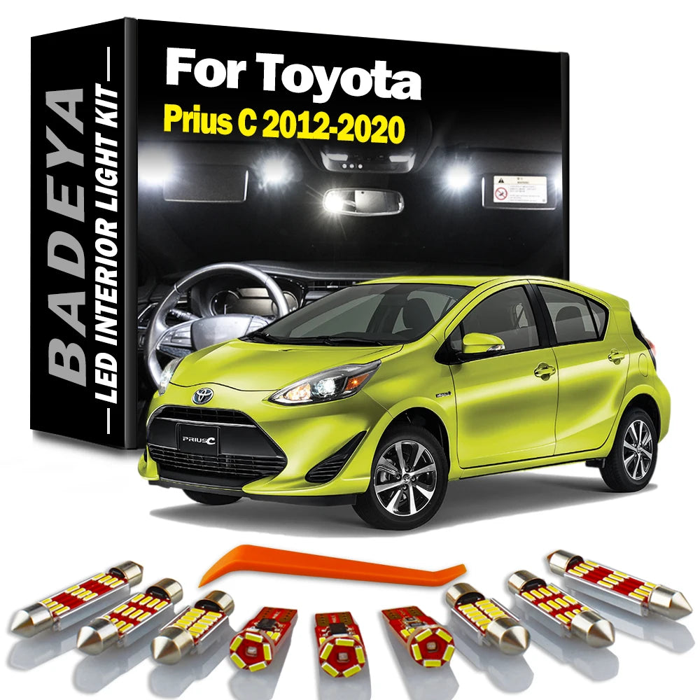 8-Piece LED Interior Light Kit for Toyota 2012-2016 - Canbus Error-Free Interior Bulbs