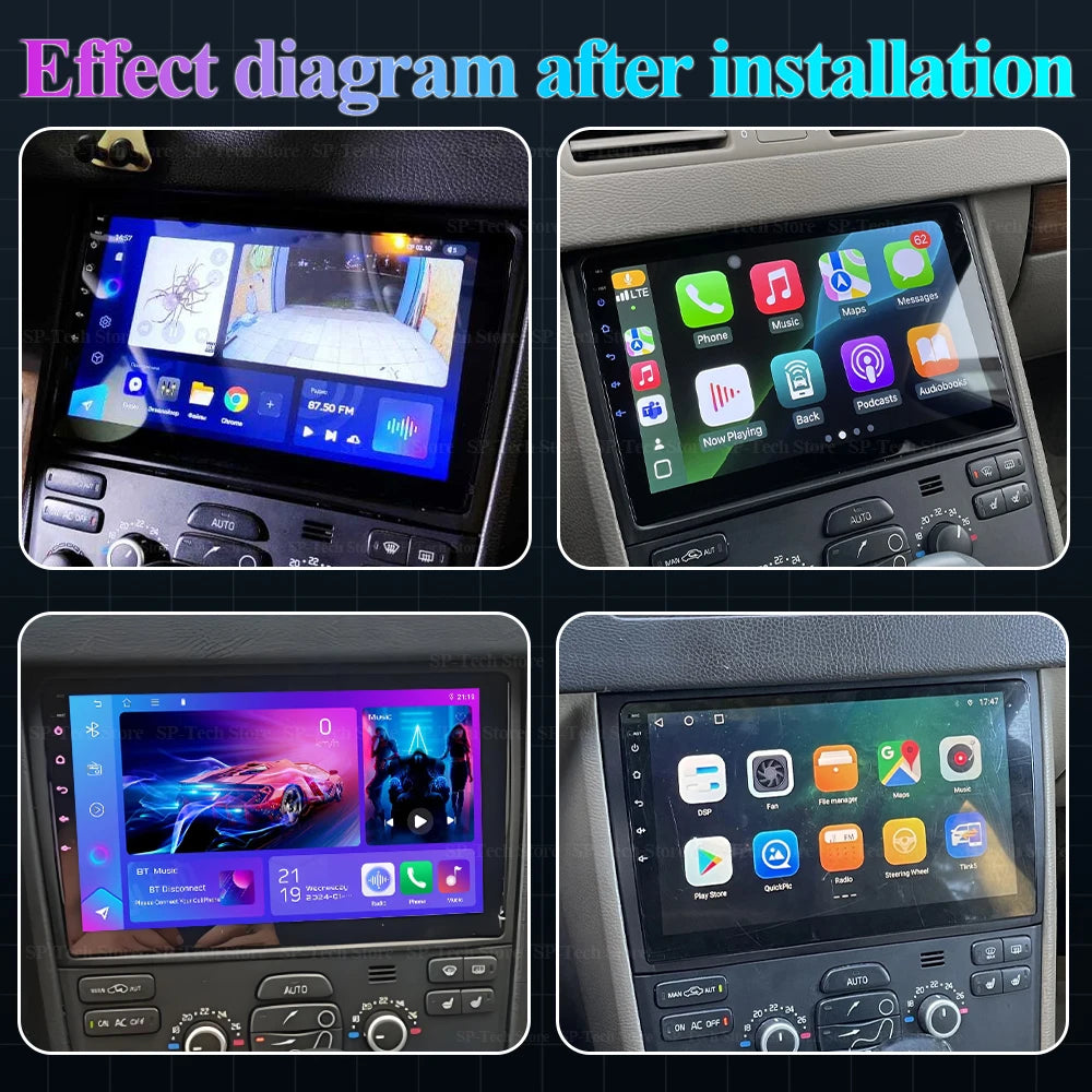 Android 16 For Volvo Xc90 2004-2014 Car Radio Wireless Carplay Multimedia Video Player Uni | AUTOKITSHOP