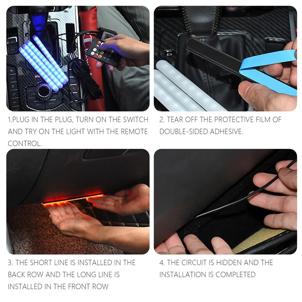 RGB - Ambient Light - App Control - Car Interior Lighting | AUTOKITSHOP