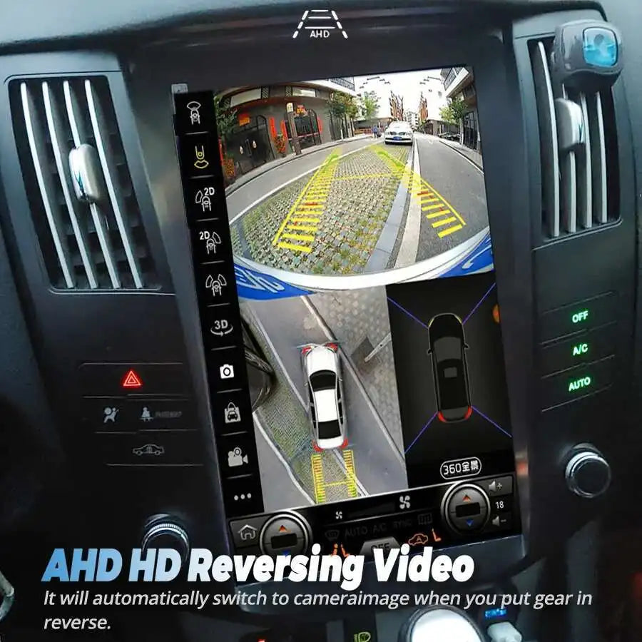 Black Color Android 14 Car Multimedia Video Player For Lexus RX330 2004 RX350 2007 Toyota