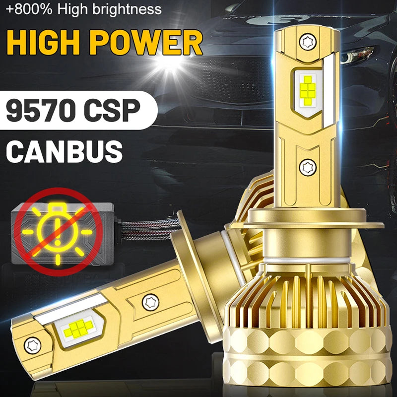 5800W 6000000LM H7 H4 LED Car Headlight Canbus H11 H1 H8 H9 9005 HB3 9006 HB4 9012 HIR2 Tu