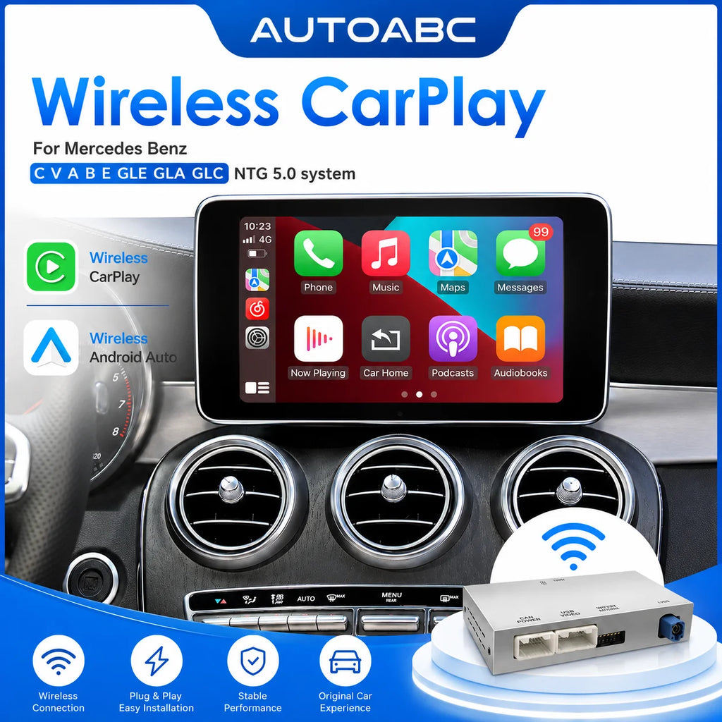 Upgrade Module Wireless Carplay Interface For Mercedes Benz C Class GLC W205 V Class W447  | AUTOKITSHOP