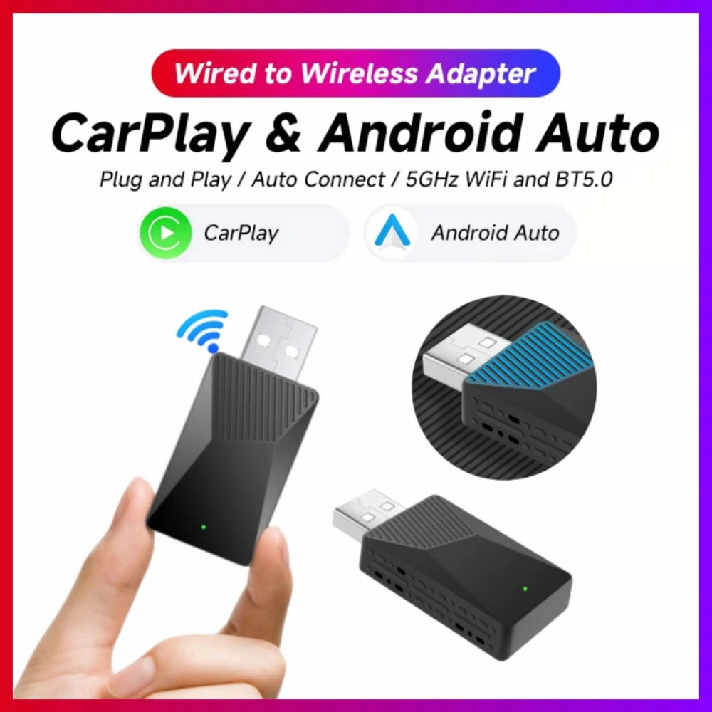 Carplay Android Auto Wireless Adapter for Toyota Mazda Nissan Camry Suzuki Subaru Citroen  | AUTOKITSHOP