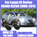 90W Fog Lamps 20000LM Canbus LED Fog Lights Super Bright 12V For Lexus IS Series IS300 IS2