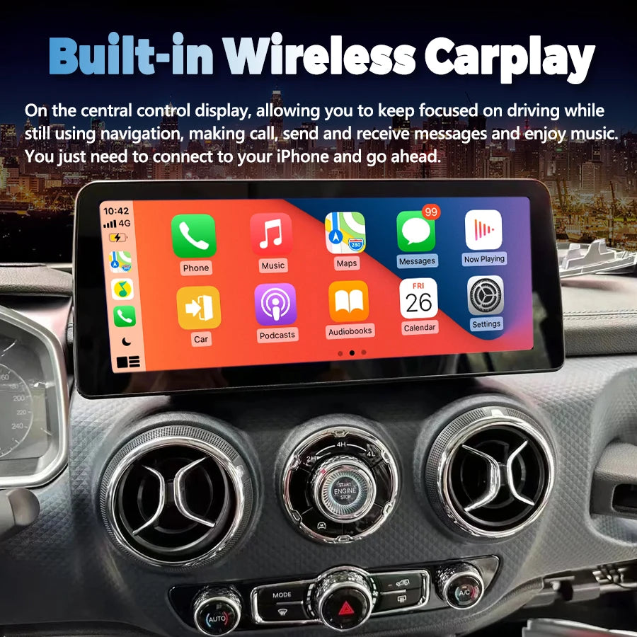 12.3inch Android Screen For Baic Beijing BJ40 2018-2023 Car Radio Multimedia Video Player