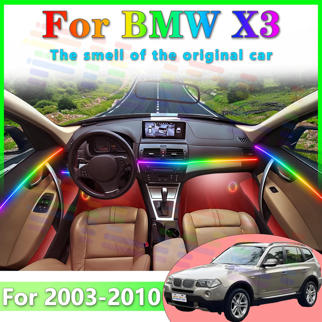 RGB - Ambient Light - for BMW E83 X3 - App Control - Car Interior Lighting | AUTOKITSHOP