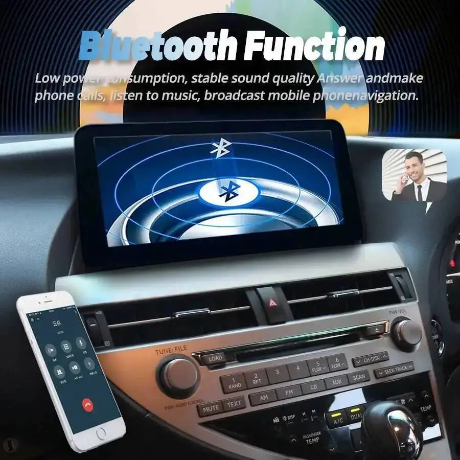 DSP Car Radio CarPlay Stereo Screen For LEXUS RX350 RX270 RX300 2009-2015 Wireless BT Andr