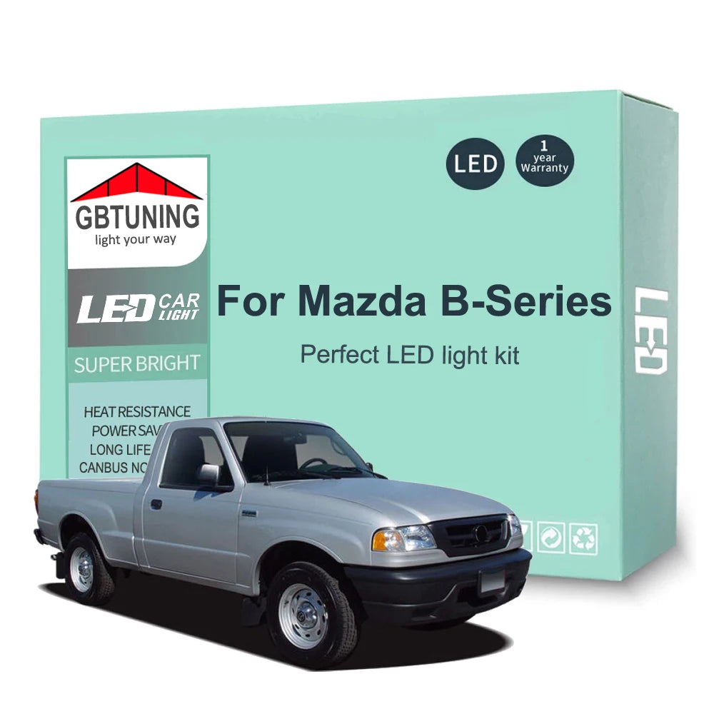 LED Interior Light Kit for Mazda B-Series Pickup B2000 B2300 B2500 B3000 B4000 1977-2006 - Canbus Dome Map Door Trunk...