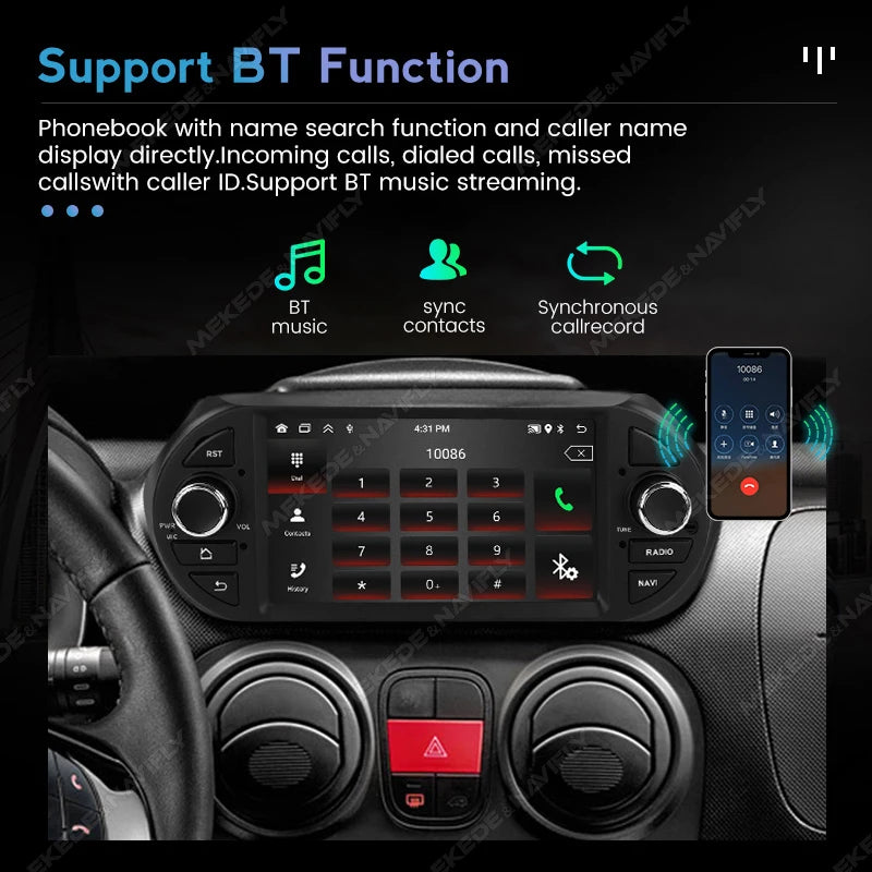 7inch IPS Carplay Car Radio for Fiat Fiorino 2008-2017 Android Auto GPS Multimedia Video P | AUTOKITSHOP