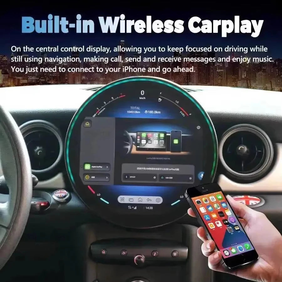 M Android Car Radio For BMW mini r56 r60 2007-2016 Stereo Upgrade Touch Screen Wireless Ca | AUTOKITSHOP