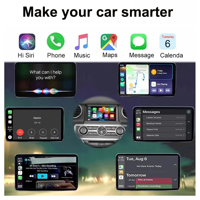 Original Screen Upgrade Wireless Carplay Android Auto Adapter For Land Rover DISCOVERY 4 2