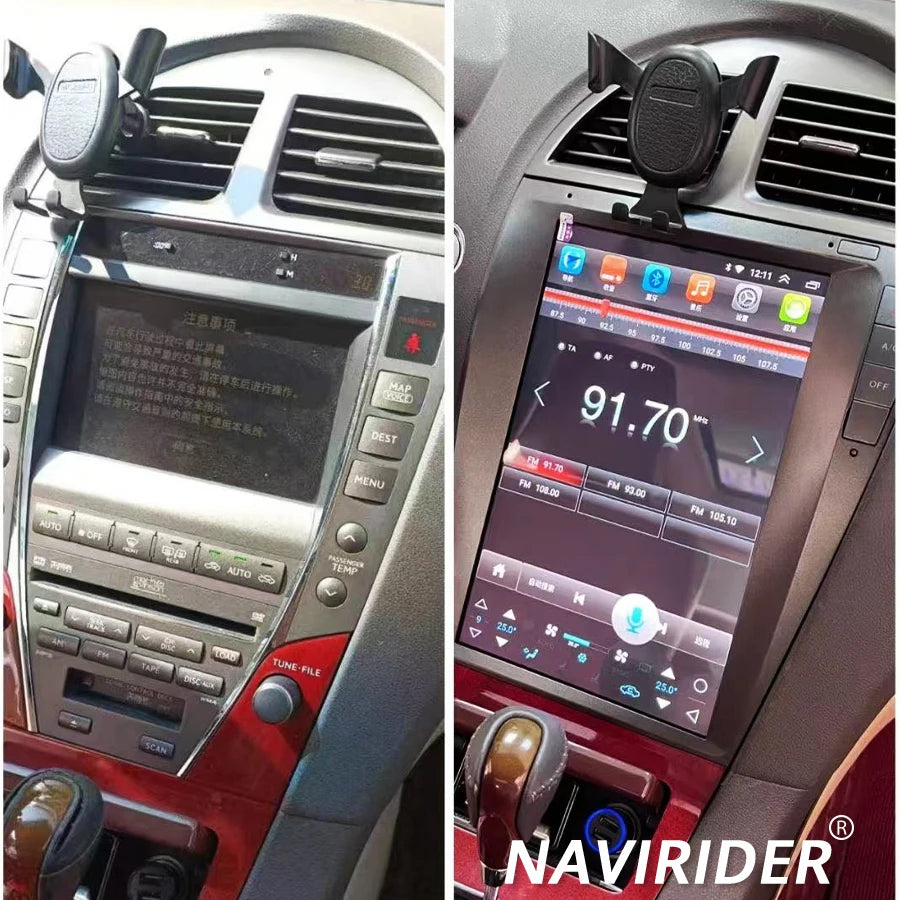 GPS Navi CarPlay 2568G Stereo Video Player For Lexus ES ES240 ES300 ES330 ES350 2006-2012