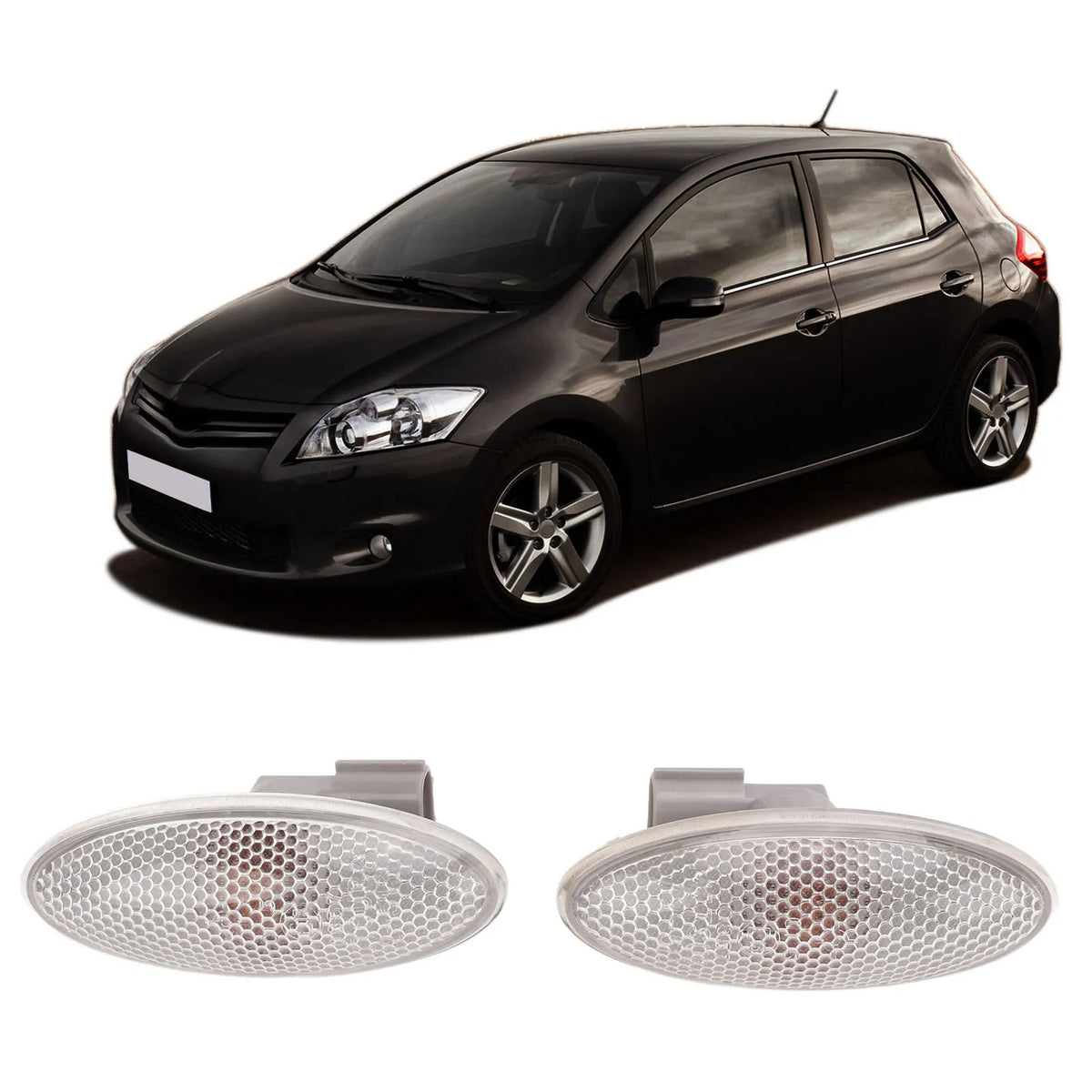 2pcs Side Marker Light Amber Turn Signal Lamp Replacement for Corolla Camry Yari for Corolla Camry RAV4 - Canbus LED Car