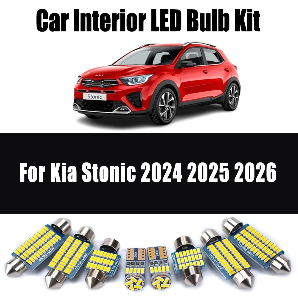 11-Piece LED Interior Light Kit for Kia Stonic - Canbus Error-Free Bulbs | AUTOKITSHOP