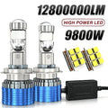 9800W 12800000LM H7 Canbus Car Headlight Mini Lens H11 9005 9006 H4 LED Projector Bulb 650