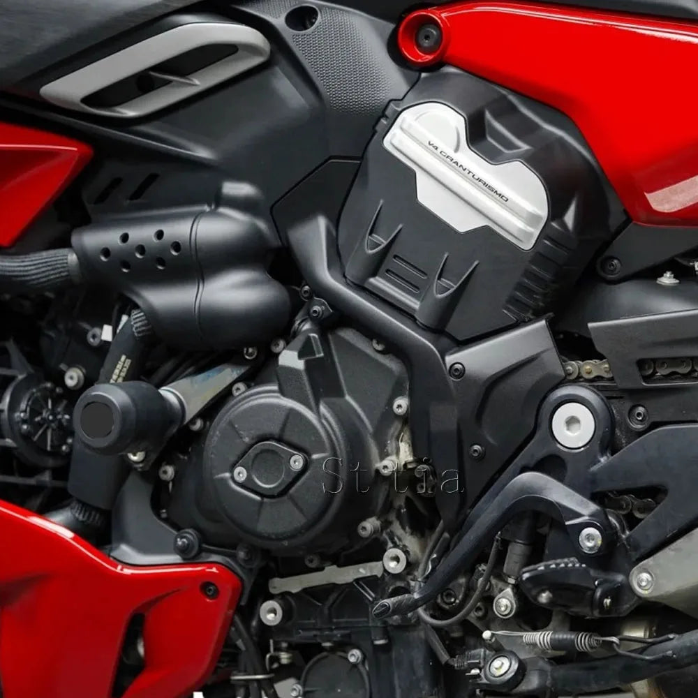 Diavel V4 Motorcycles Engine Protection Cover Frame Sliders Crash Pad Falling Protector Guard Fo - Automotive LED Light