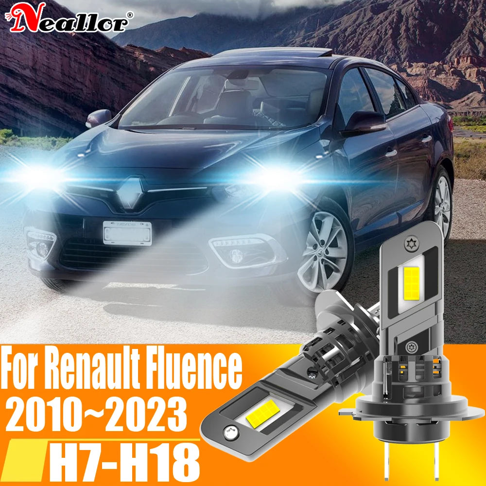 High Power H7 Led Headlight Canbus No Error H18 Car Bulb 6000K White Light Diode Lamp 12v