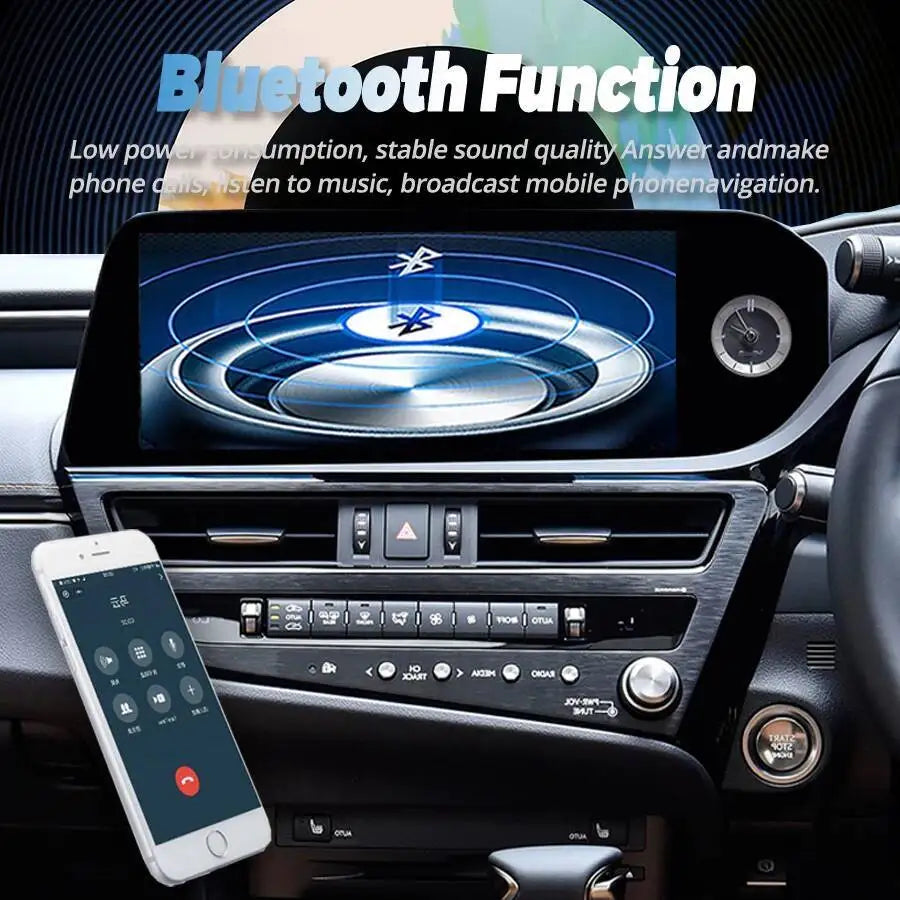 12.3'' Car Multimedia Video Player For Lexus ES ES300h ES350h ES300 ES330 ES350 2022 RHD L