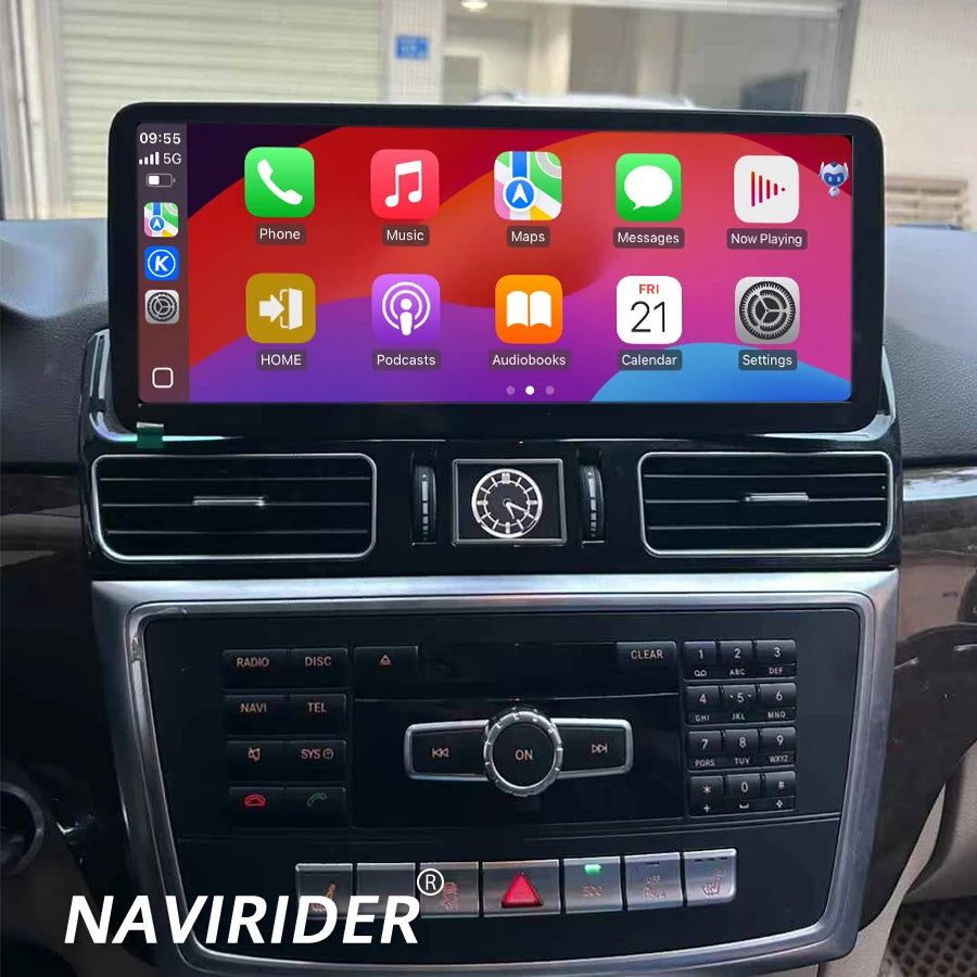 12.3inch 2400*960 Car Video For Mercedes Benz ML GL Gle GLS W166 2012-2018 Player GPS Andr