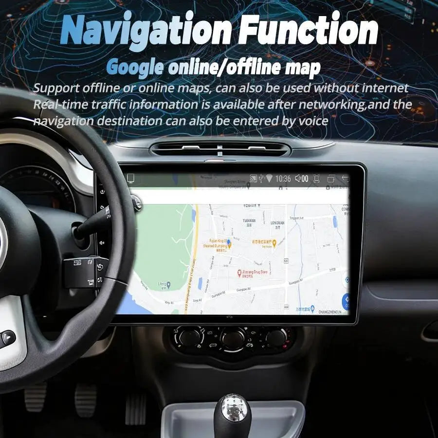 Car Multimedia Video Player Stereo DSP Navigation Stereo Carplay Bluetooth Android 15 Auto