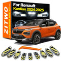 ZITWO 10Pcs Car Bulb LED Interior Dome Map Reading Trunk Light Kit For Renault Kardian 2024 2025 - Canbus LED Car Light
