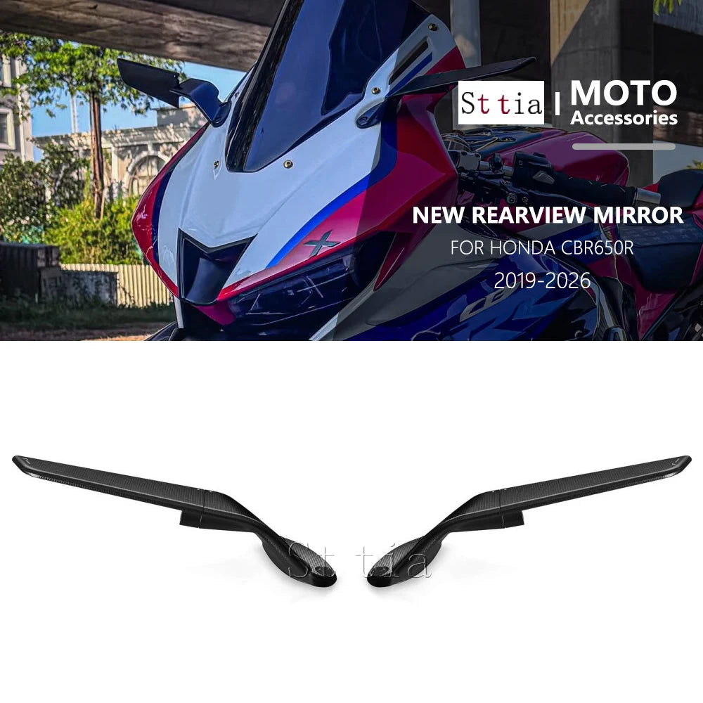 2025 New CBR650R Rearview Mirror For Honda CBR 650R CBR650 R 2019-2024 Motorcycl for Honda 2019-2024 - Automotive LED Li