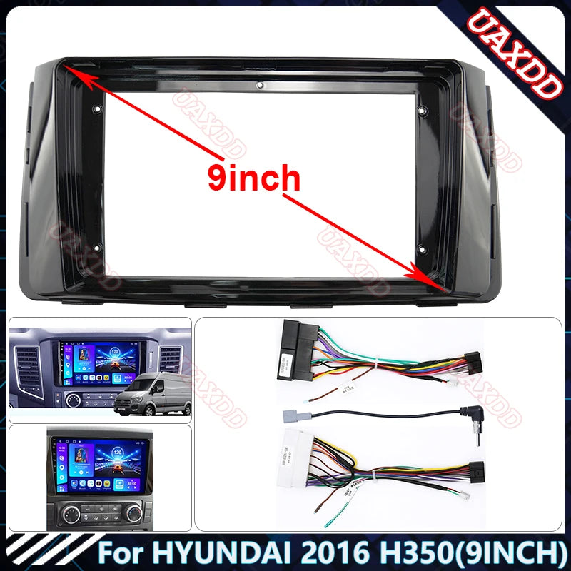 For HYUNDAI 2016 H350 9INCH UV Car Radio Android Stereo Audio Screen Multimedia Video Play