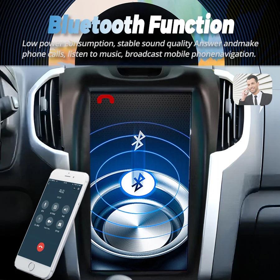 11.8" Car Android Ips Screen For ISUZU D-Max Mu-X CHEVROLET S10 2013 Trailblazer Carplay R