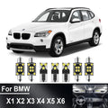LED Interior Light Kit for BMW X1 E84 F48 X2 F39 X3 E83 F25 X4 F26 X5 E53 E70 X6 E71 2006 -2018 - Canbus Dome Map Doo...