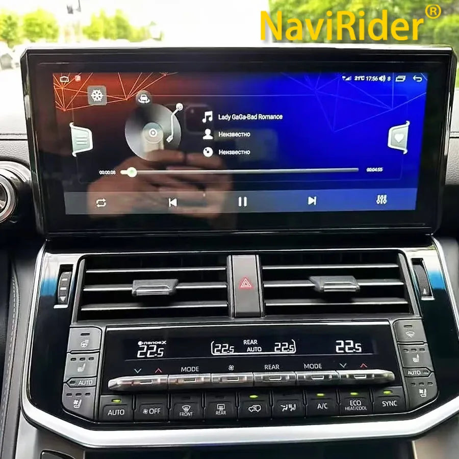 12.3" For Toyota Land Cruiser LC300 2016- 2023 Car Radio 1920*720 QLED Screen Multimedia V | AUTOKITSHOP