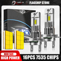 Drivereyes 2X 1000W High Power H7 H4 LED Bulb Turbo Headlight 6500K 1000000LM 12V 24V Powe