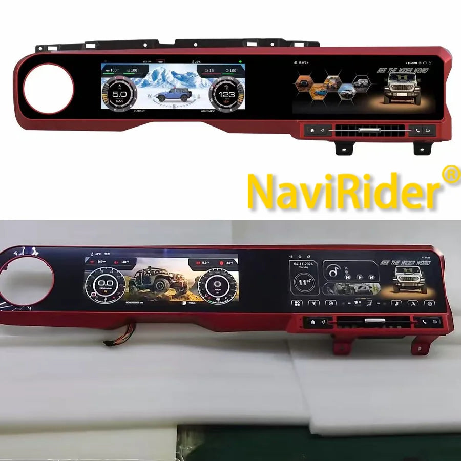 12.3inch Dual Screen Android Car Radio For JEEP Wrangler JL 2018-2022 Multimedia Video Pla | AUTOKITSHOP