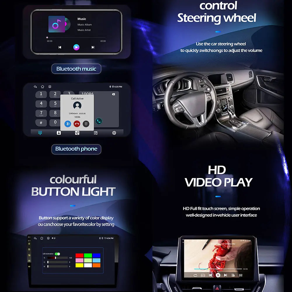 For Iveco Daily 2013 2014 2015 2016 2017- 2021 Android 16 WIFI+4G 360 Camera Carplay Auto