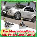 110W LED Car Headlight CANbus Lamp with Fan 1:1 HID For Mercedes Benz ML W164 2007 2008 20