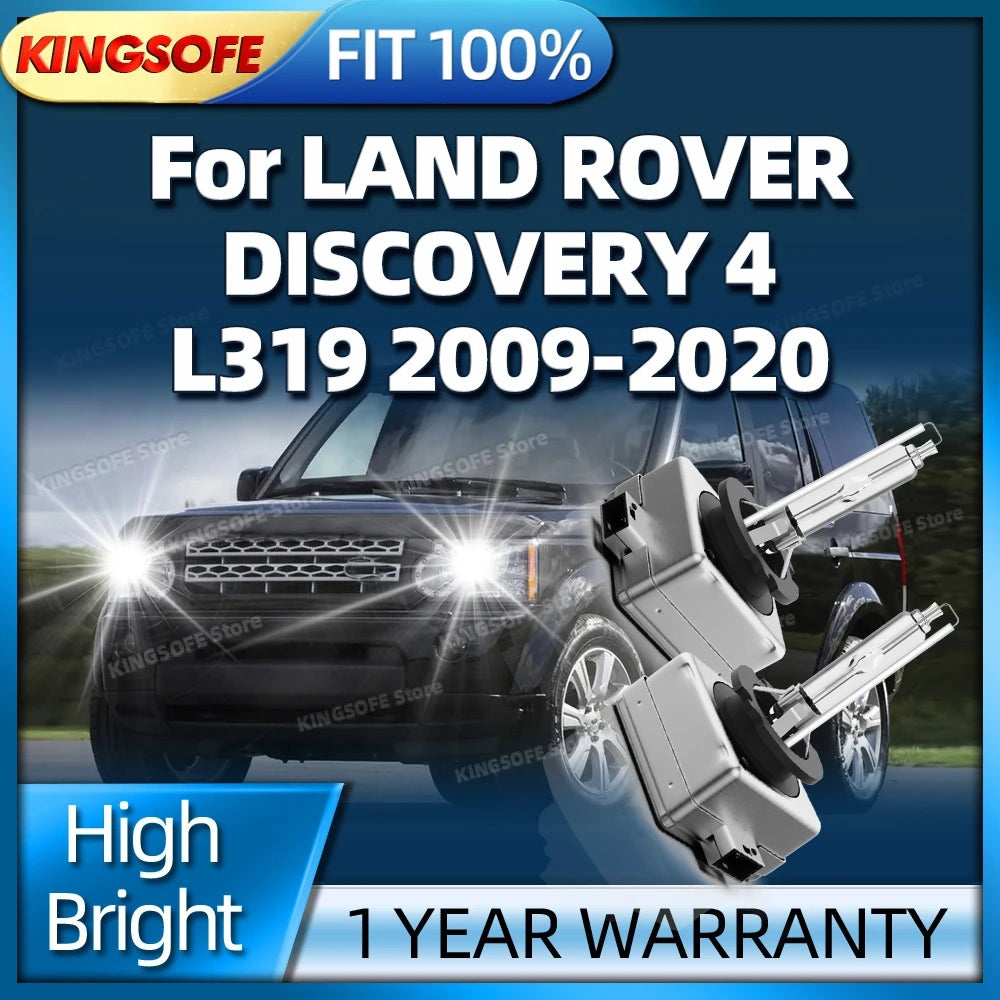 D3S Xenon Light Bulbs 6000K HID Car Headlight For LAND ROVER DISCOVERY 4 L319 2009-2020 20