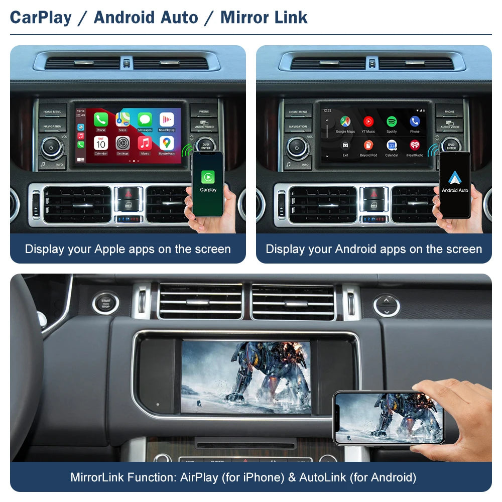 Wireless Carplay For Land Rover/Jaguar/Range Rover/Evoque/Discovery 2012-2016 Android Auto | AUTOKITSHOP