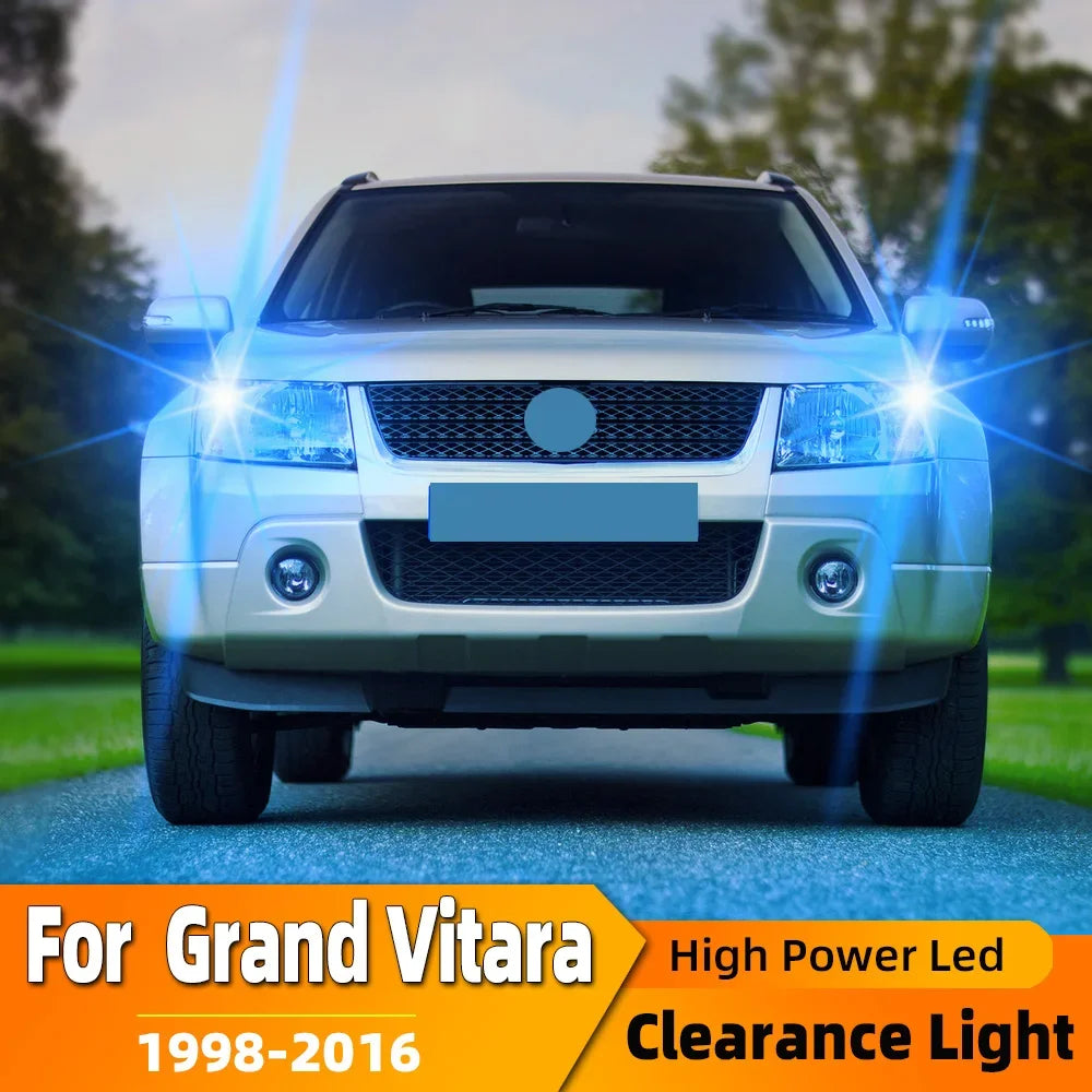 2-Piece LED Interior Light Kit for Suzuki Grand Vitara Accessories 1998-2016 - Canbus Dome Map Door Trunk Bulbs | AUT...