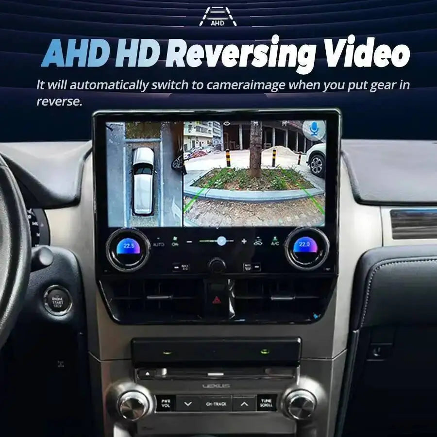 12.5inch Android14 Car Radio For Lexus GX400 GX460 2010-2022 8+256GB Auto Carplay Car GPS  | AUTOKITSHOP