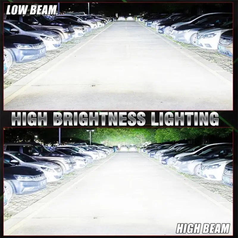 H1 H3 LED Bulb Halogen Replacement 880 881 6000k 60W High Beam Headlight 1: 1 Size Fanless