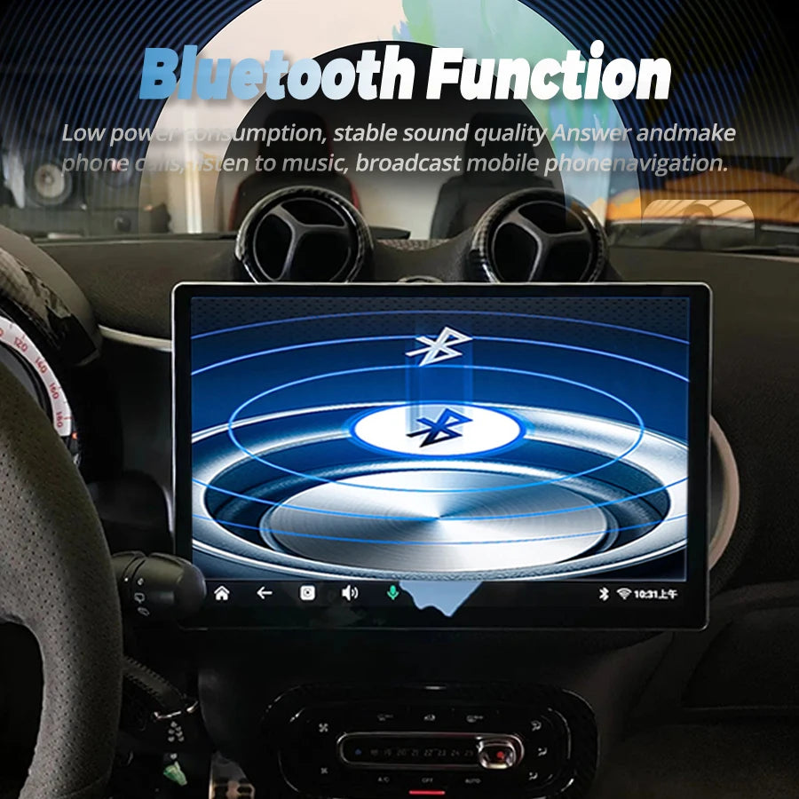 13.3inch for Benz smart 453 Fortwo 2014 - 2020 Screen Radio Car Multimedia Navigation GPS