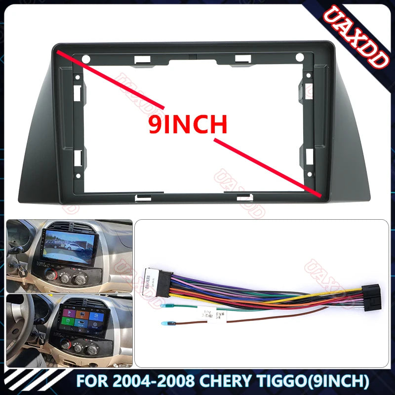 FOR 2004-2008 Chery TIGGO 9INCH Car Radio Android Stereo Audio Screen Multimedia Video Pla