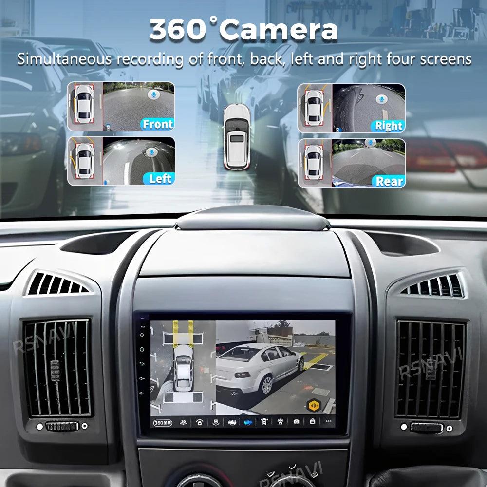 Android 16 For Fiat Ducato 2005 - 2023 2K QLED Android Car Radio Multimedia Video Player S