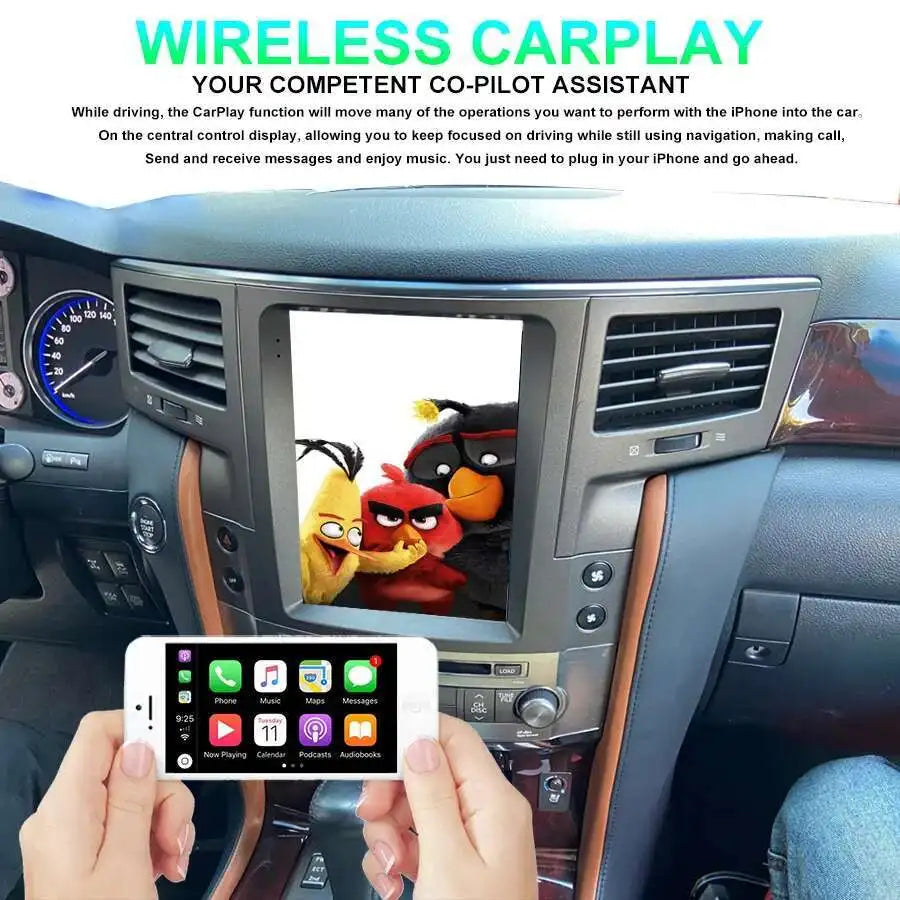 256GB Rom Vertical Screen For Lexus LX570 LX 570 2007-2015 Car Multimedia Video Player GPS | AUTOKITSHOP