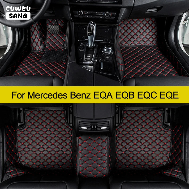 CUWEUSANG Custom Car Floor Mats For Mercedes Benz EQA EQB EQC EQE EQS 2019-2024 Auto Carpe | AUTOKITSHOP